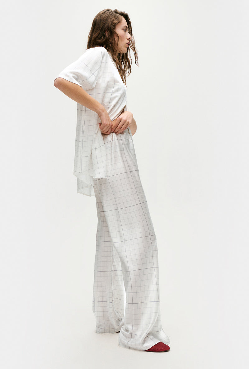 BIAS CUT PANTS GRID