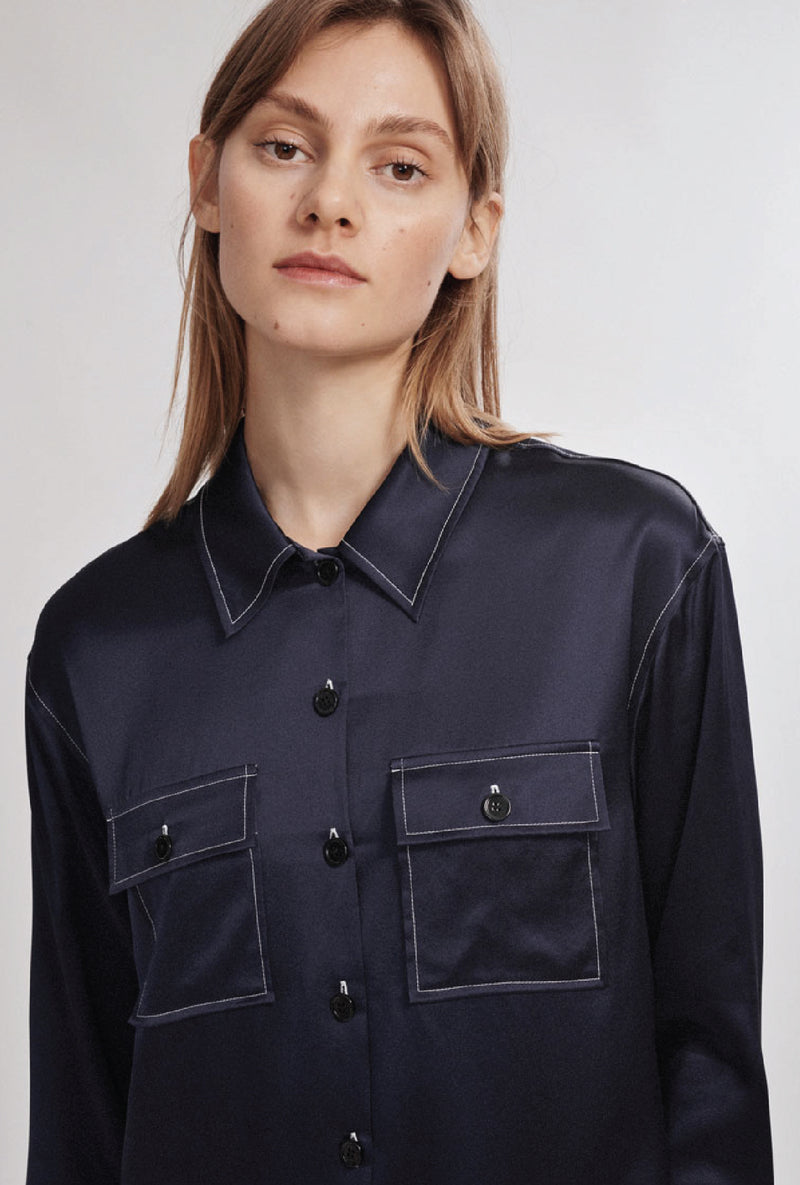 JACKET SHIRT NAVY