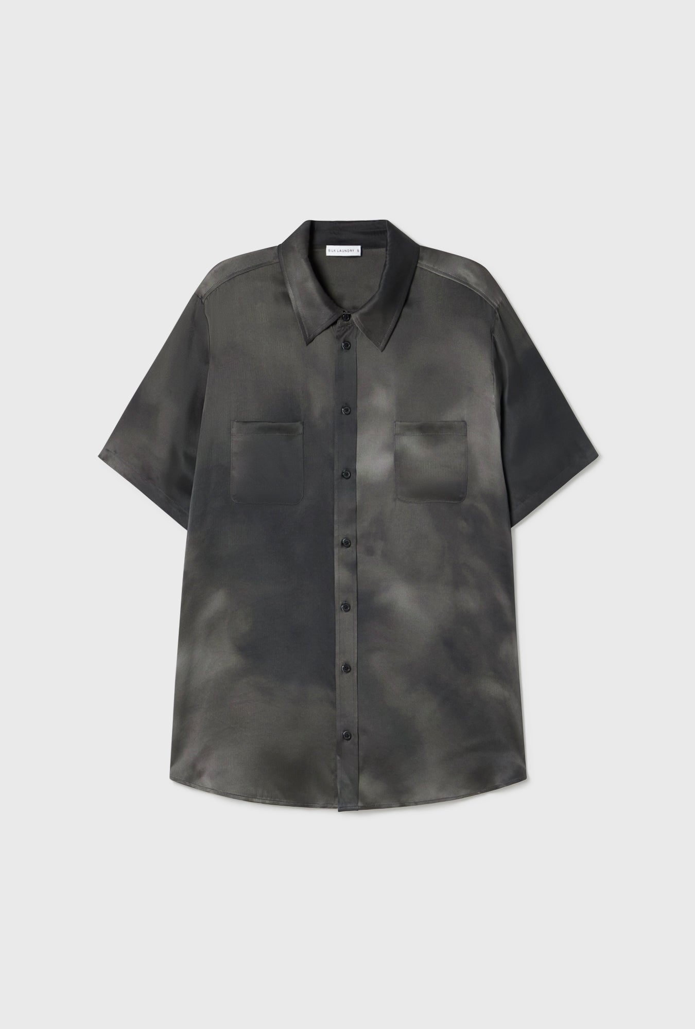 SHORT SLEEVE BOYFRIEND SHIRT SMOKE