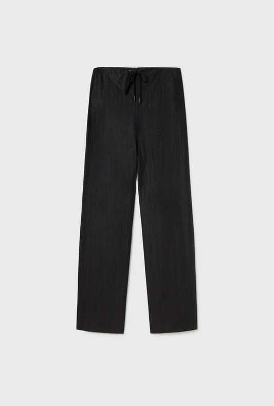 *REGISTER INTEREST* MUD SILK DRAWSTRING TROUSER BLACK