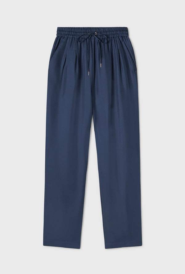 TWILL SLOUCH PANTS MIDNIGHT